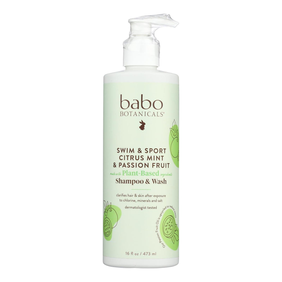 Babo Botanicals - Shamp&wash Swim & Sport - 1 Each 1 - 16 Fz - Maras Green